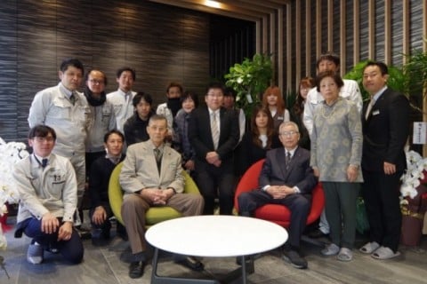 新社屋 内覧会 入口 新社屋 内覧会 入口