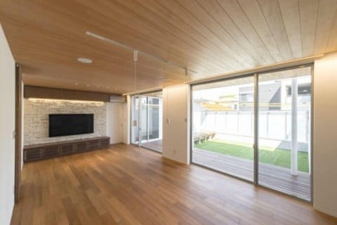 千種区の家 リビング