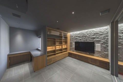 千種区の家 シアタールーム
