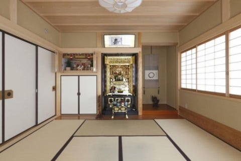 昭和区の家 和室