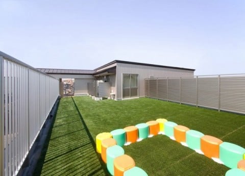 戸田さくら保育園 屋上庭園