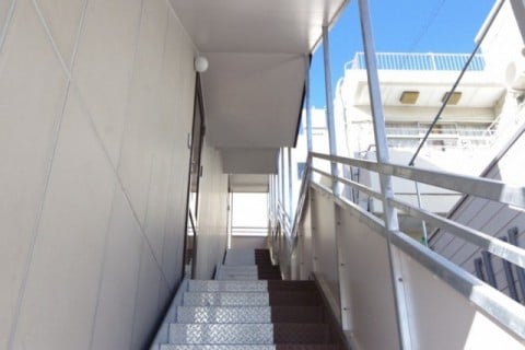 あさがお学童 外部階段