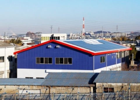 日進市Ａ社工場 屋根